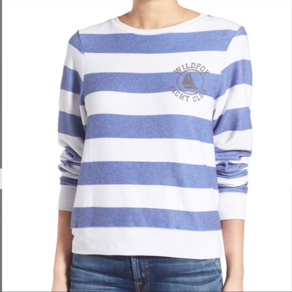 Wildfox Yacht Club Baggy Beach Jumper Nwot